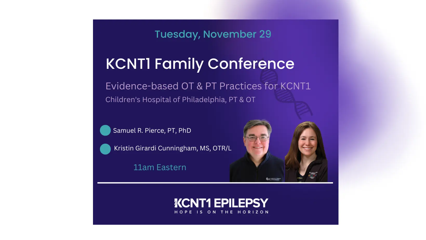 Family Conference: Evidence-based Practices for OT and PT for KCNT1