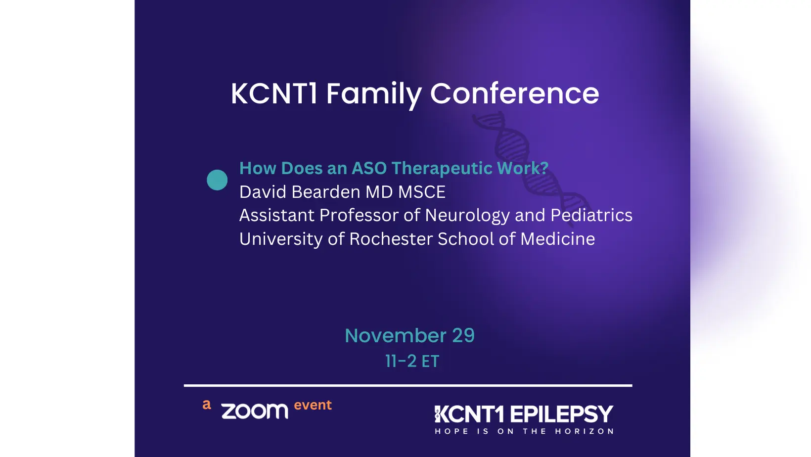 Family Conference: How Does and ASO Therapeutic Work