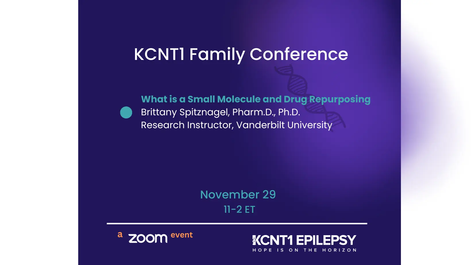 Family Conference: What is a Small Molecule and Drug Repurposing