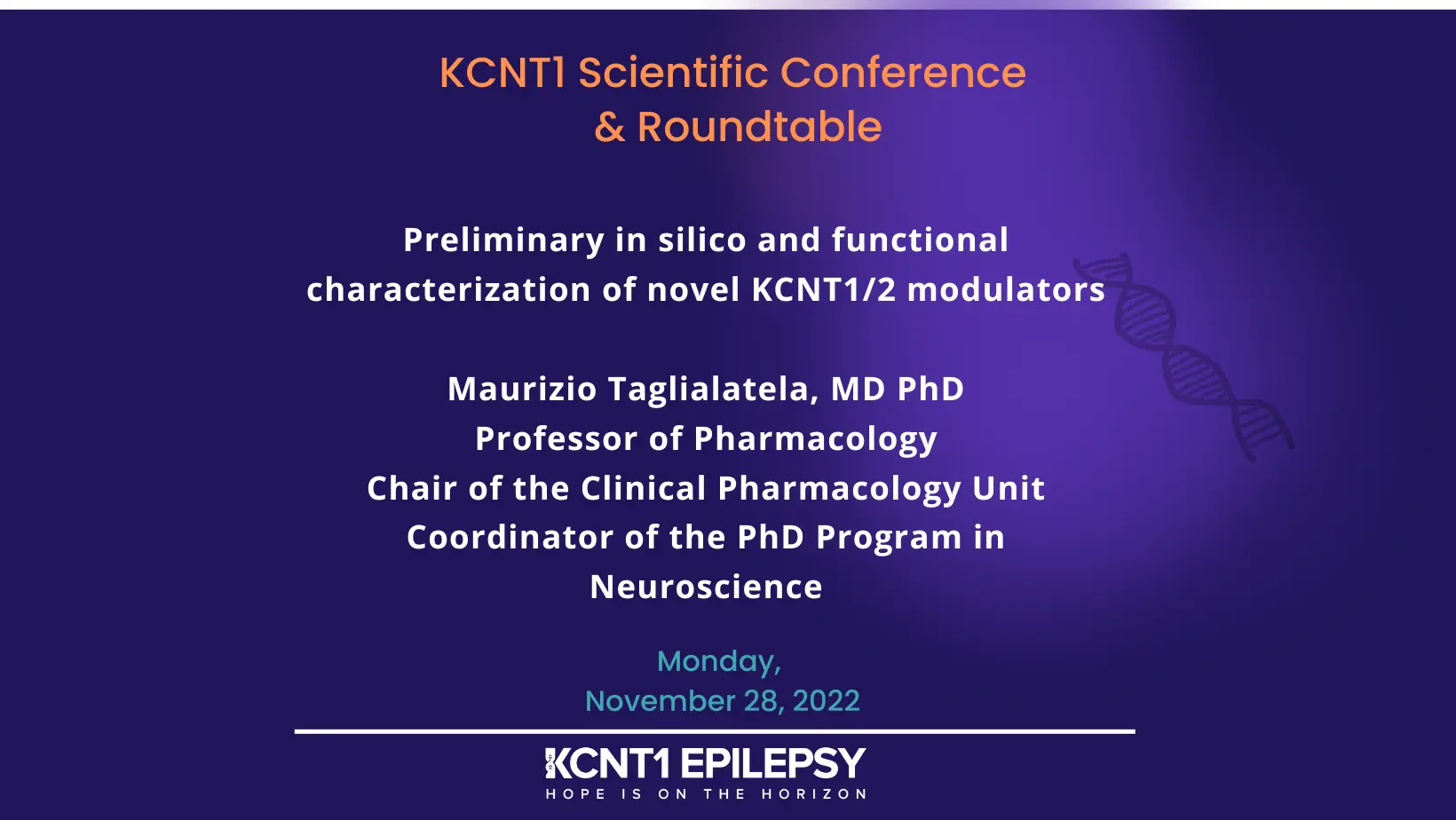 Preliminary in silicons and functional characterization of novel KCNT1/2 modulators