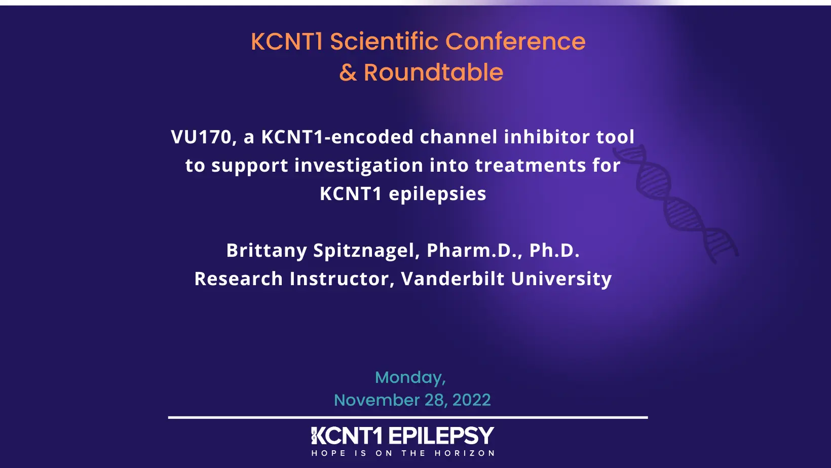 VU170, a KCNT1-encoded channel inhibitor tool to support investigation into treatments for KCNT1 epilepsies