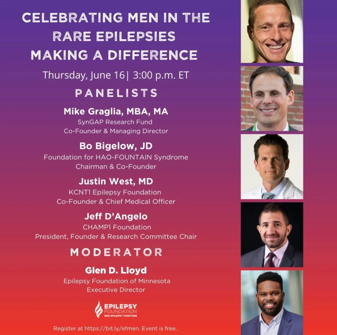 Celebrating Men in Rare Epilepsies Making a Difference