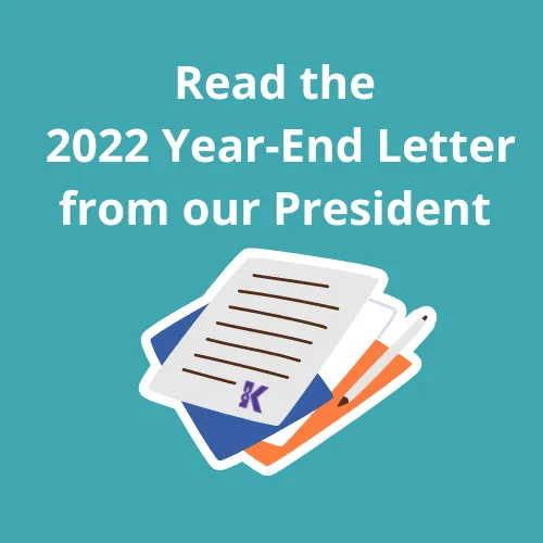 Letter from our President